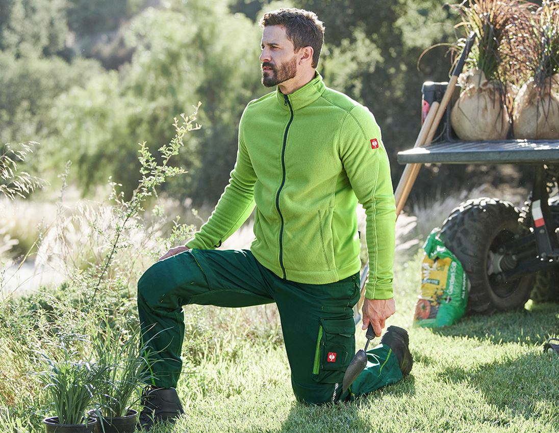 Work Trousers: Trousers e.s.motion 2020 + green/seagreen 3