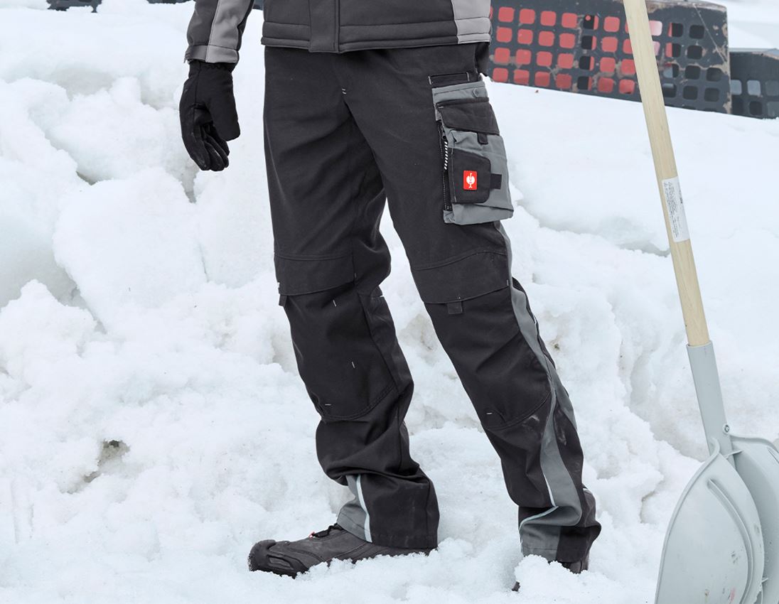Dachdecker: Bundhose e.s.motion Winter + graphit/zement