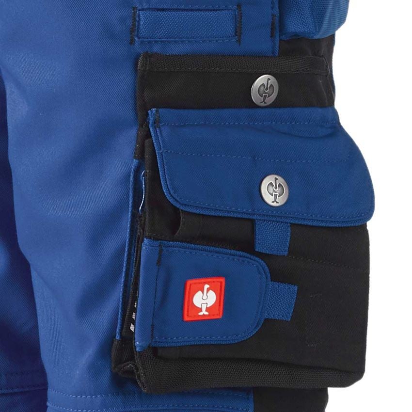 Winter trousers: Children's trousers e.s.motion Winter + royalblue/black 2