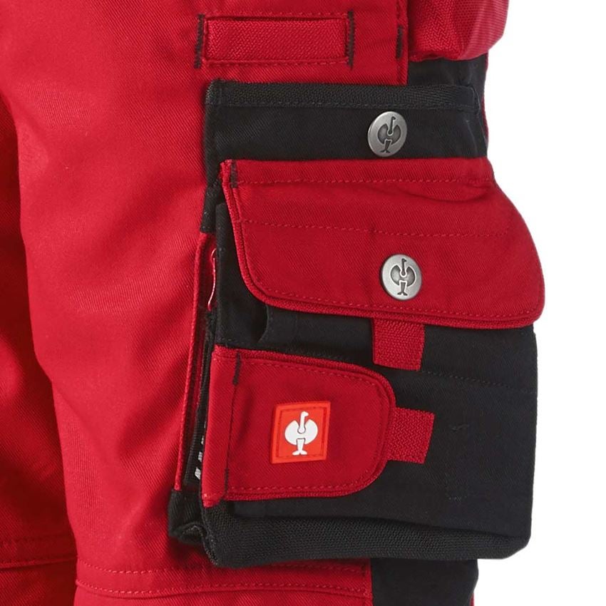 Winter trousers: Children's trousers e.s.motion Winter + red/black 2