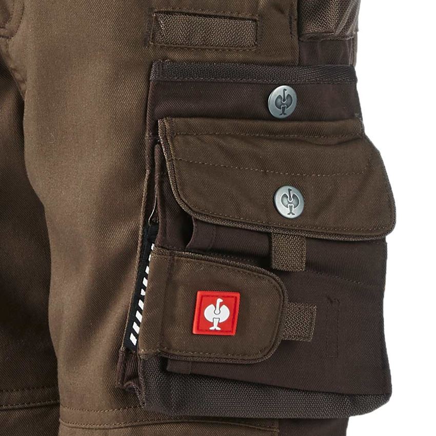 Winter trousers: Children's trousers e.s.motion Winter + hazelnut/chestnut 2