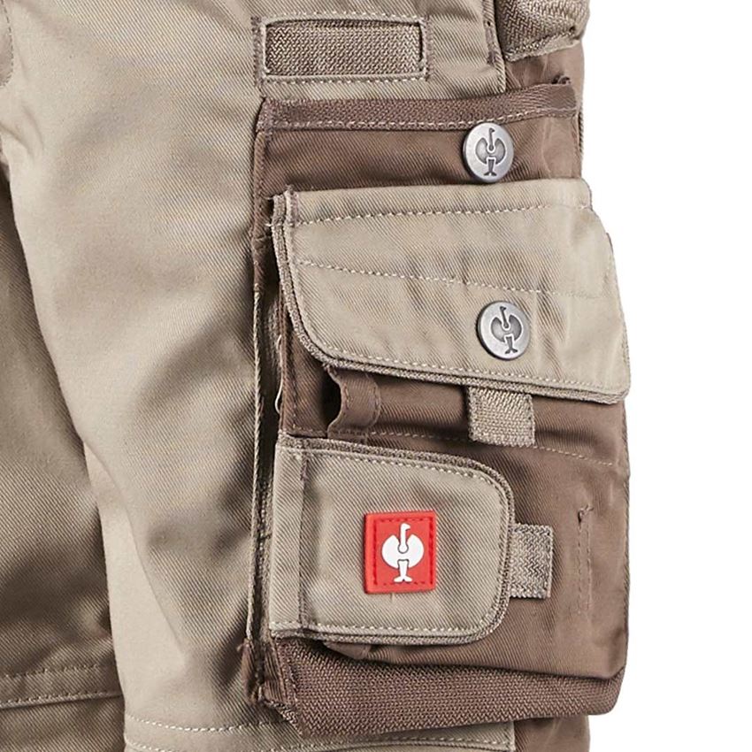 Winter trousers: Children's trousers e.s.motion Winter + clay/peat 2
