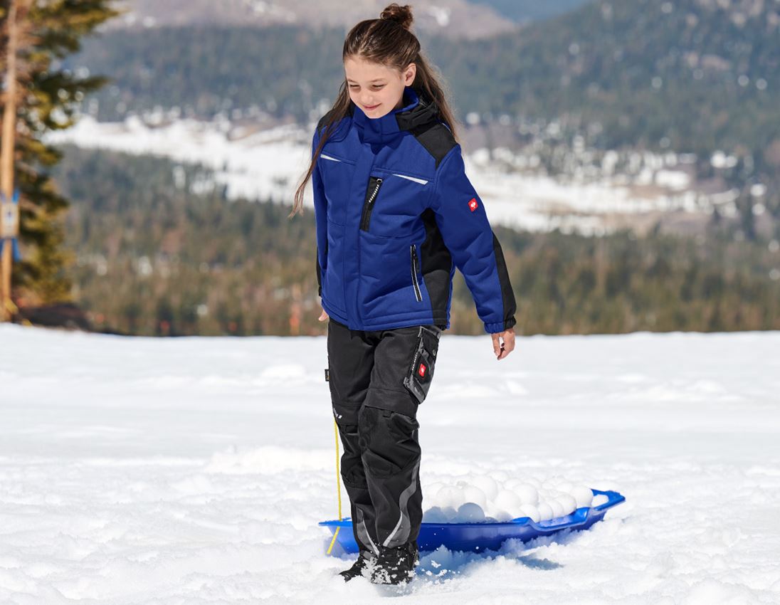 Winter trousers: Children's trousers e.s.motion Winter + graphite/cement 2
