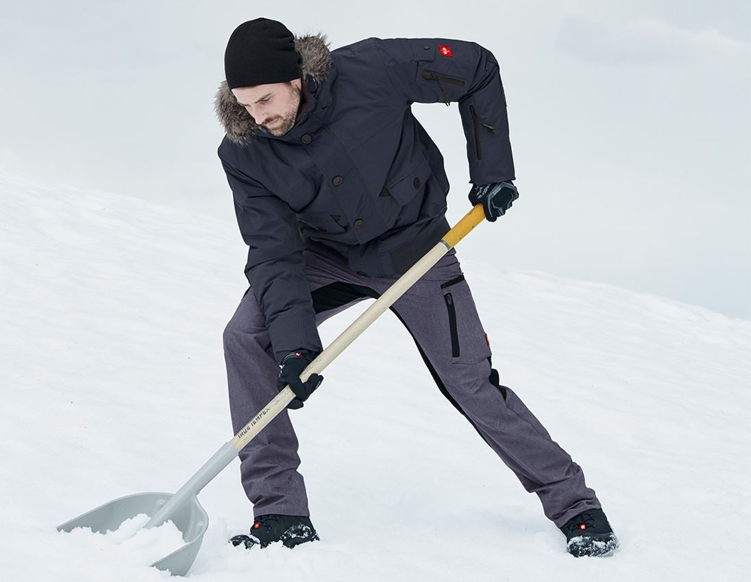 Winterhosen: Winter Bundhose e.s.vision + pazifik melange/schwarz 1
