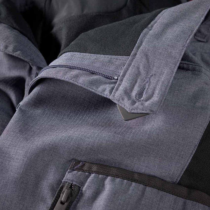 Winterhosen: Winter Bundhose e.s.vision + pazifik melange/schwarz 2