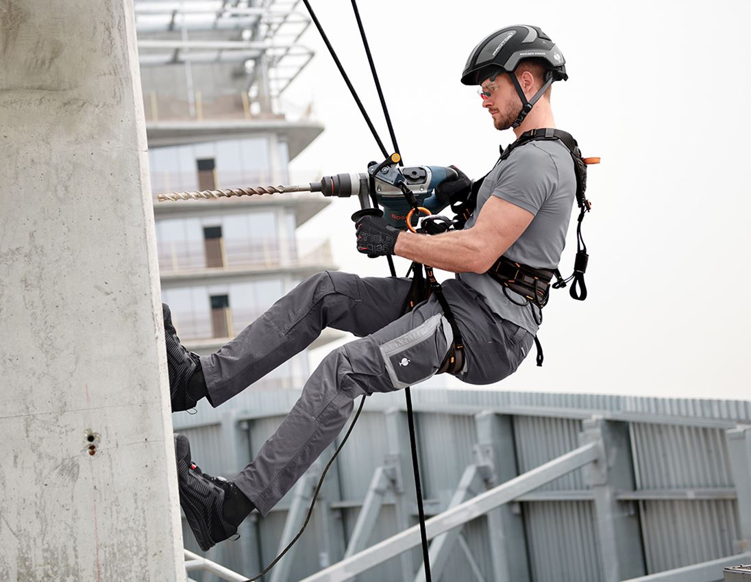 Work Trousers: Trousers e.s.concrete light + anthracite/pearlgrey