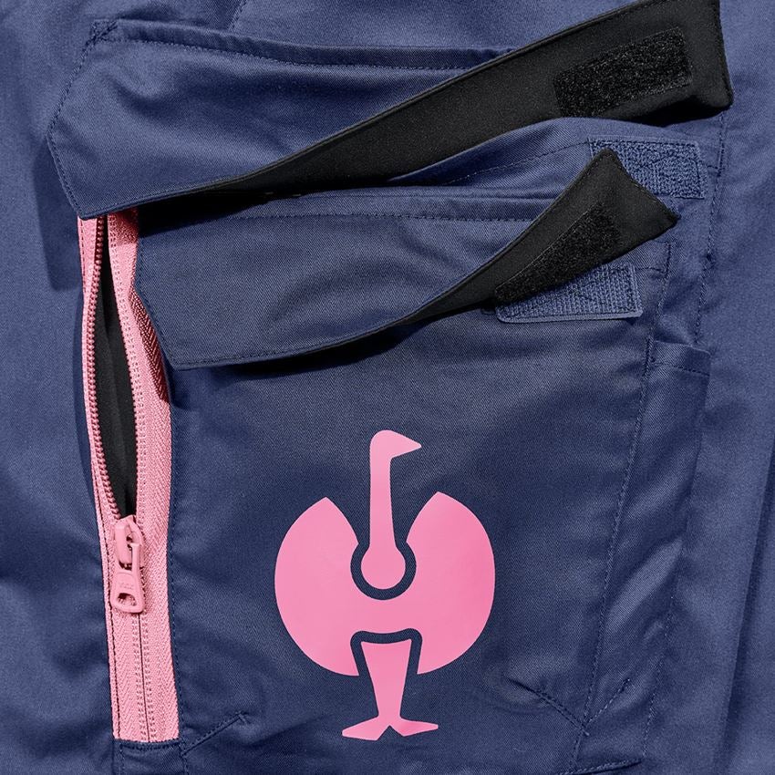 Work Trousers: Trousers e.s.trail, ladies' + deepblue/tarapink 2