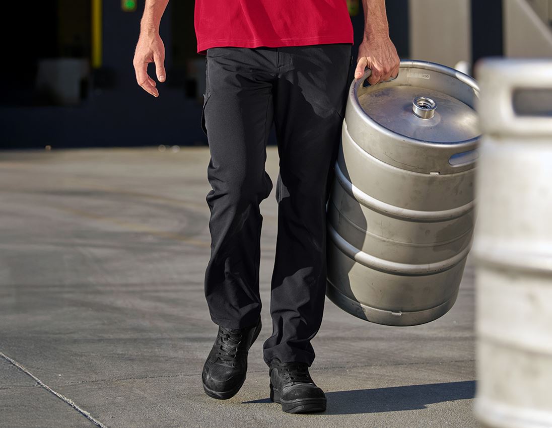 Work Trousers: e.s. Service cargo trousers + black
