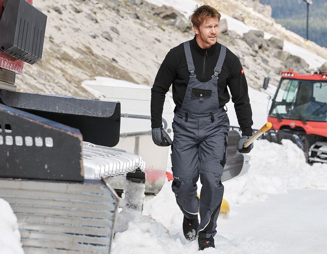 Themen: Latzhose e.s.motion Winter + grau/schwarz