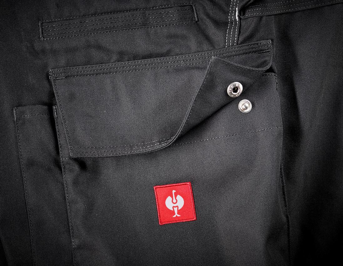 Work Trousers: Bib & brace e.s.industry + graphite 2
