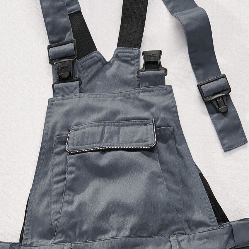 Arbeitshosen: Latzhose e.s.active + grau/schwarz 2