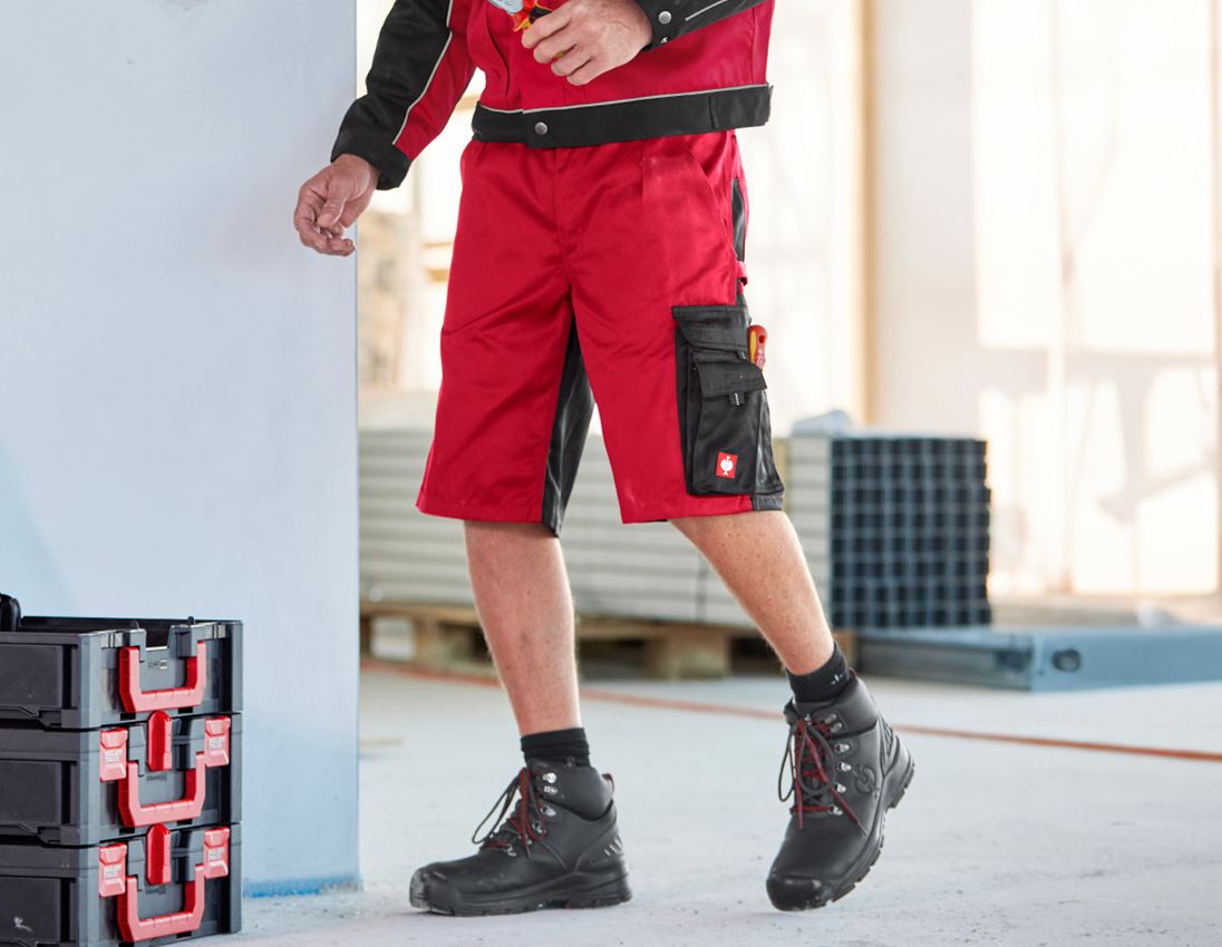 Arbeitshosen: Short e.s.image + rot/schwarz