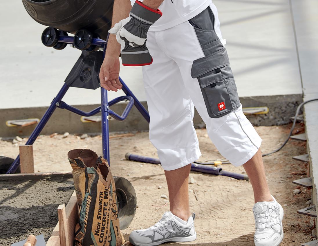 Topics: 3/4 length trousers e.s.active + white/grey 1