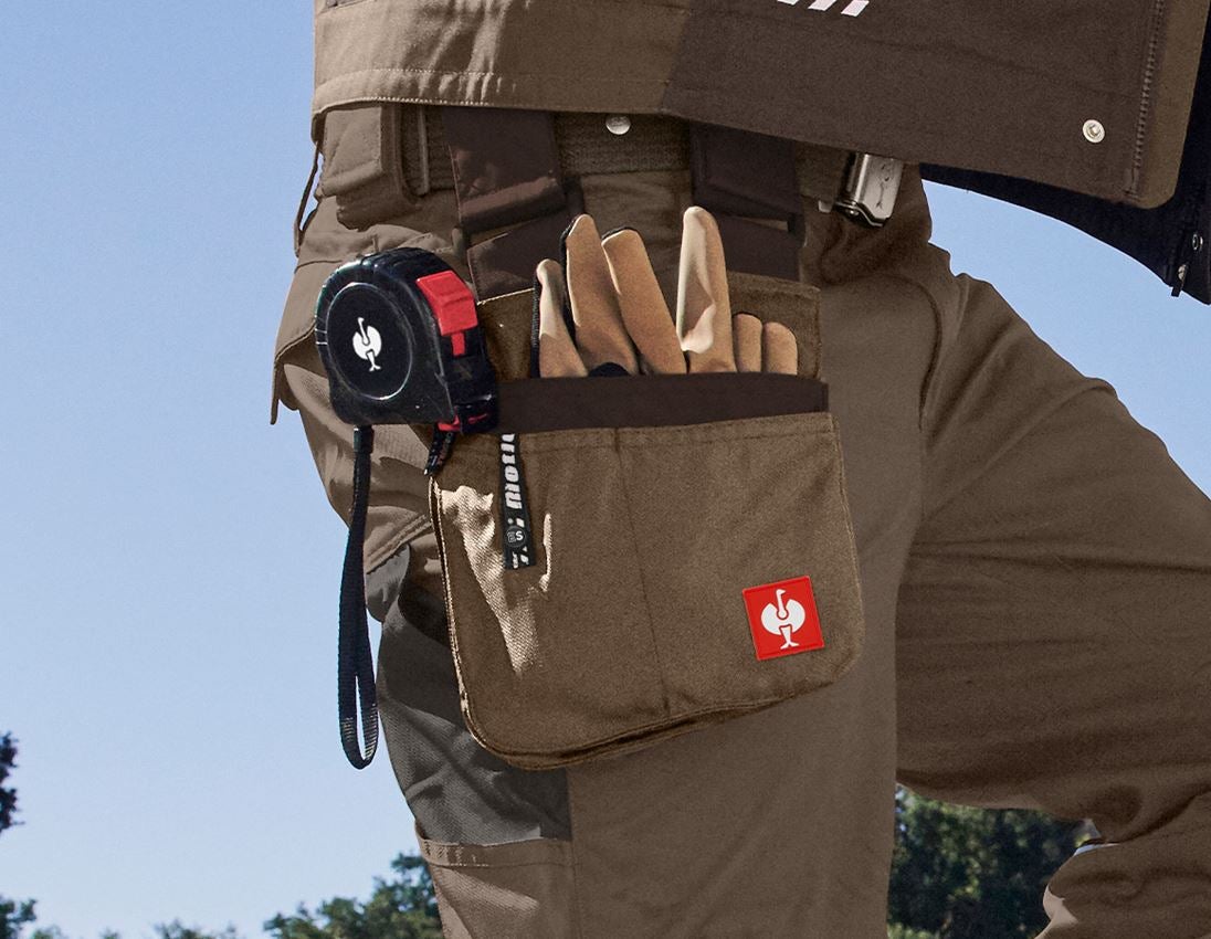 Accessoires: Workertasche e.s.motion + haselnuss/kastanie