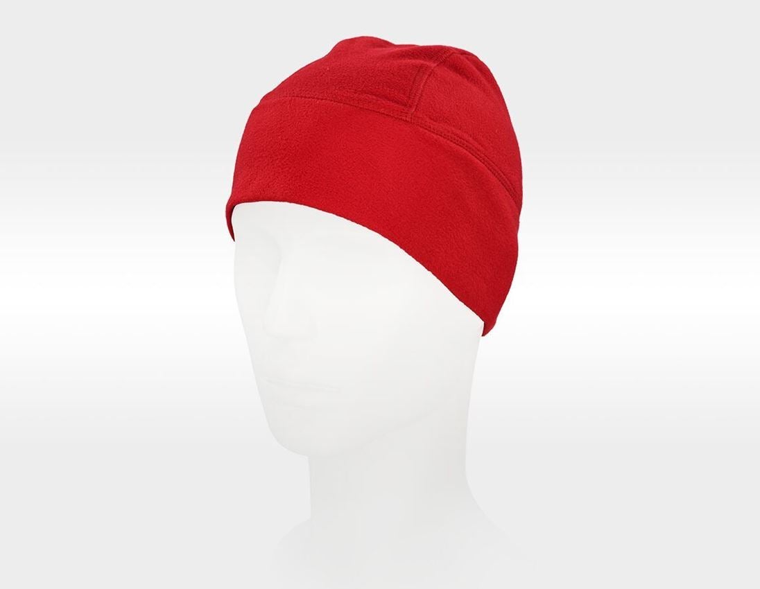 Accessories: e.s. FIBERTWIN® microfleece hat + fiery red 1