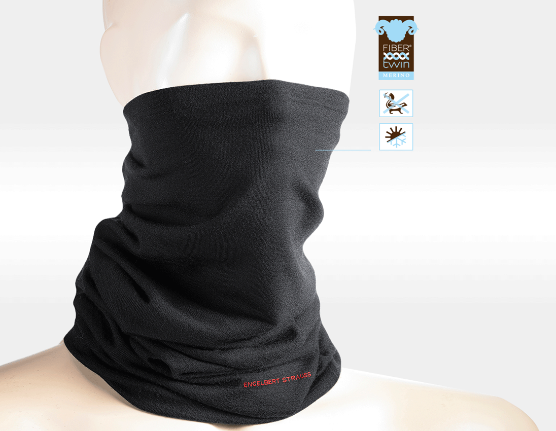 Winter accessories: e.s. Multifunctional scarf + black 1