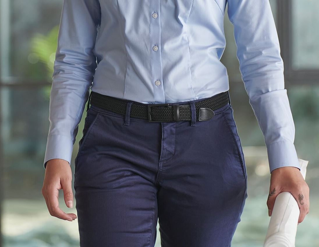 Accessories: e.s. Ladies' belt Stretch + black