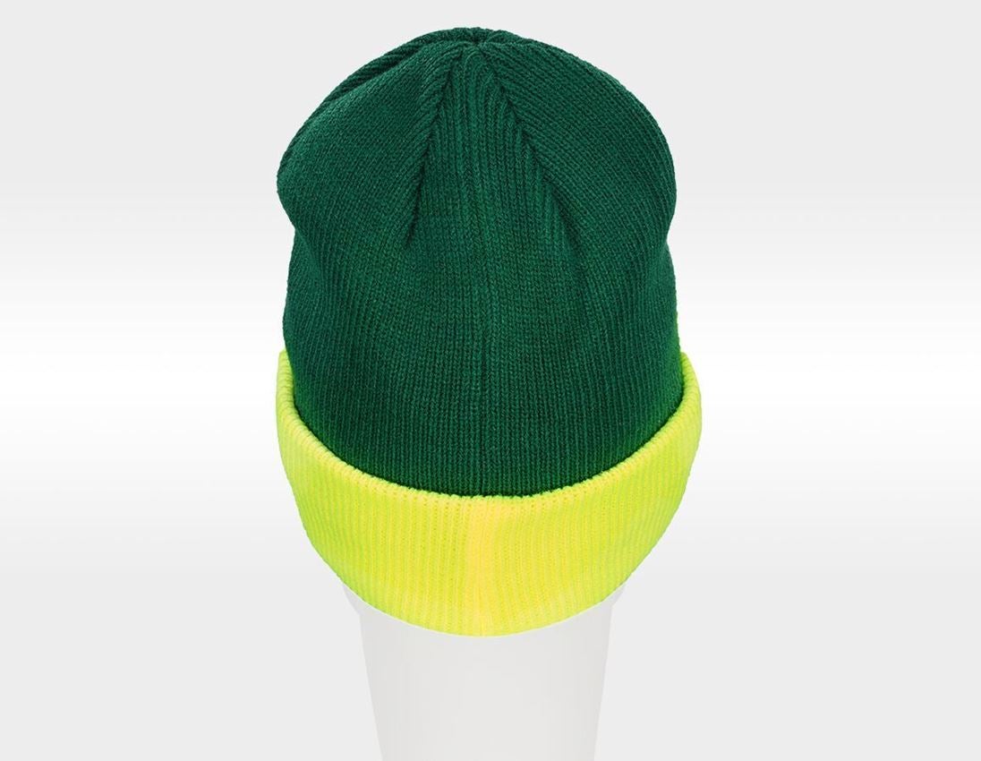Accessories: Knitted hat e.s.motion 24/7 + green/high-vis yellow 5