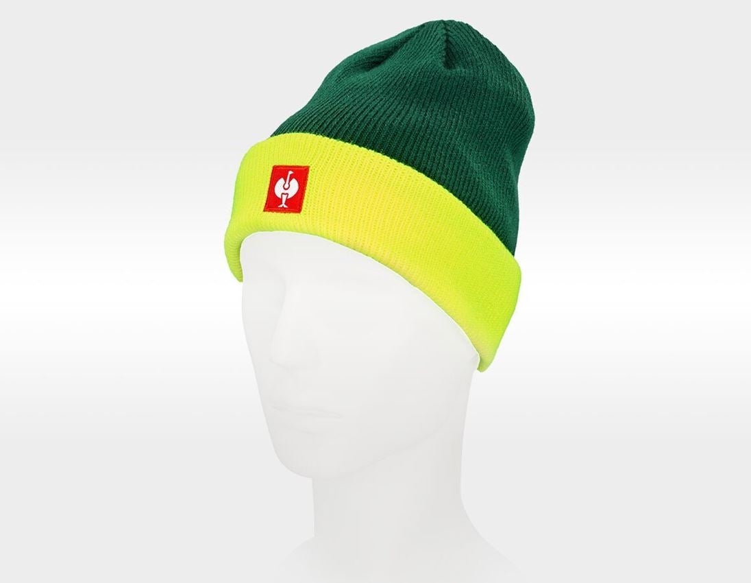 Accessories: Knitted hat e.s.motion 24/7 + green/high-vis yellow 3