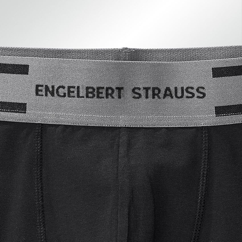 Underwear | Functional Underwear: e.s. Cotton stretch long-leg pants + black/cement 2