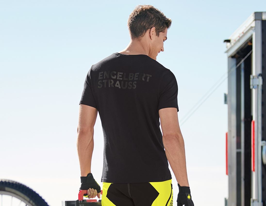 Shirts, Pullover & more: T-Shirt Merino e.s.trail + black 1