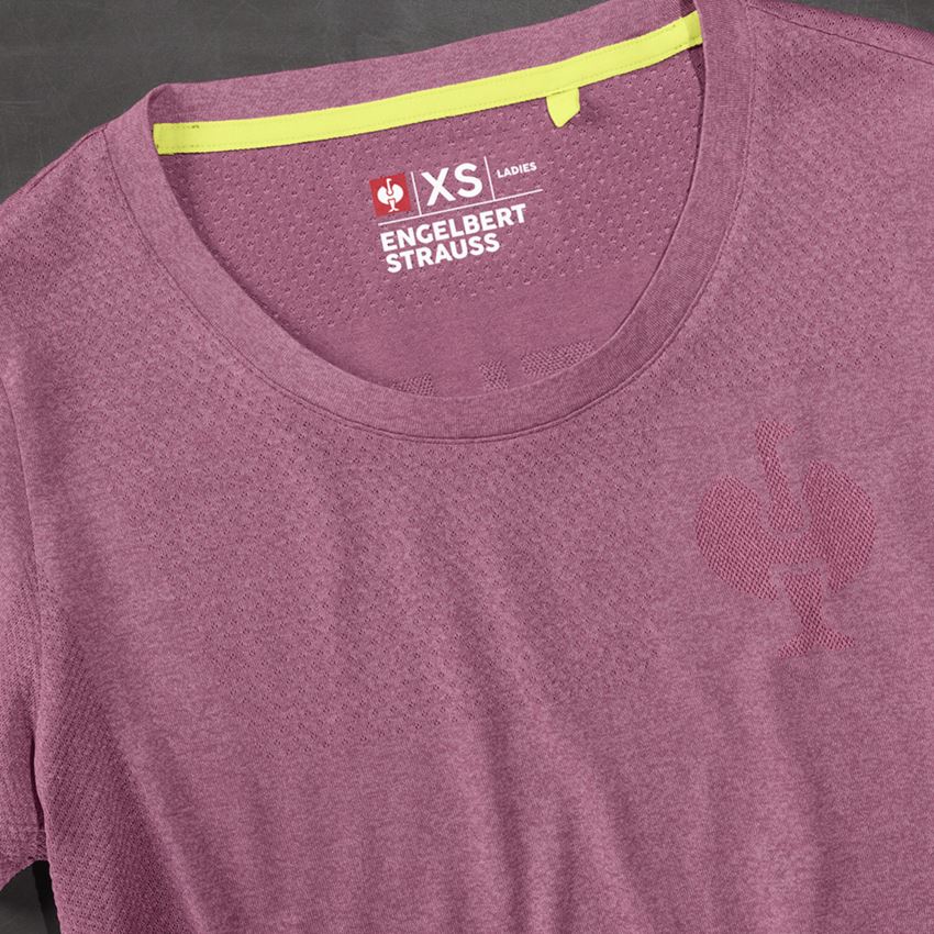 Themen: T-Shirt seamless e.s.trail, Damen + tarapink melange 2