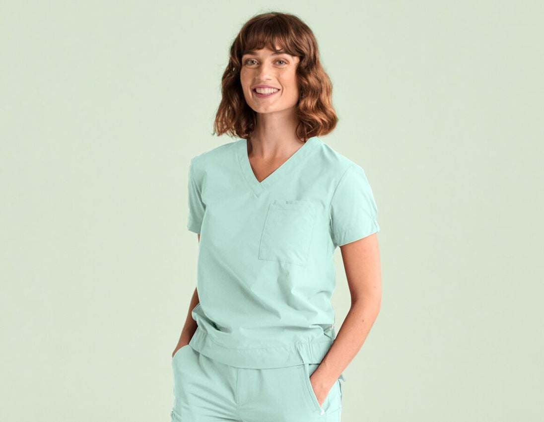 Shirts & Co.: Pocket Shirt e.s.avida, Damen + softgrün