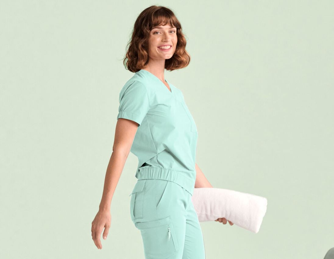 Shirts & Co.: Pocket Shirt e.s.avida, Damen + softgrün 1