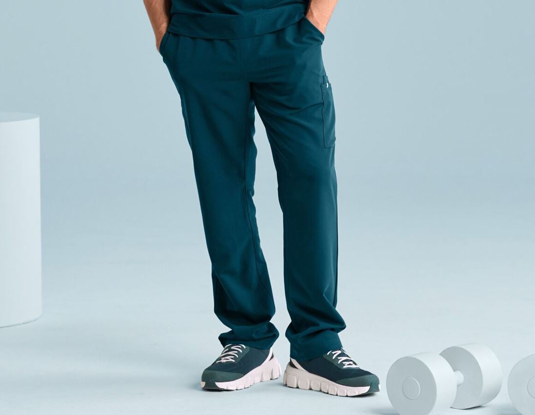 Work Trousers: Pocket Trousers e.s.avida, men’s + seablue 1
