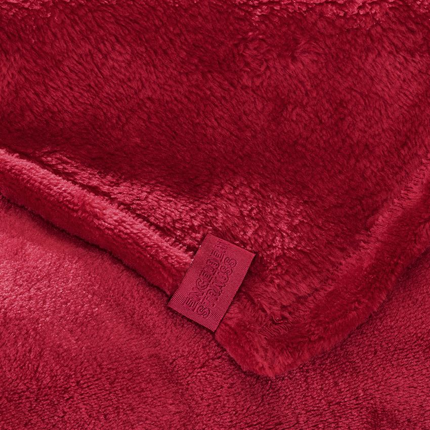 Accessoires: e.s. Fleecedecke + feuerrot 2