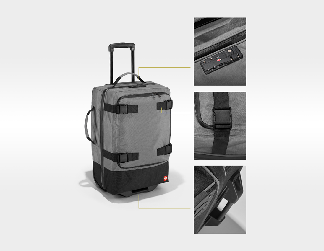 Accessories: Carry-on roller suitcase e.s.work&travel + basaltgrey/black 1