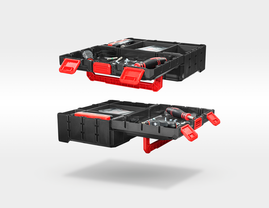 STRAUSSbox System: STRAUSSbox 125 small incl. separating bridges + black 1