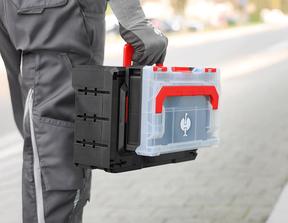 STRAUSSbox System: STRAUSSbox 125 small incl. separating bridges + black 5