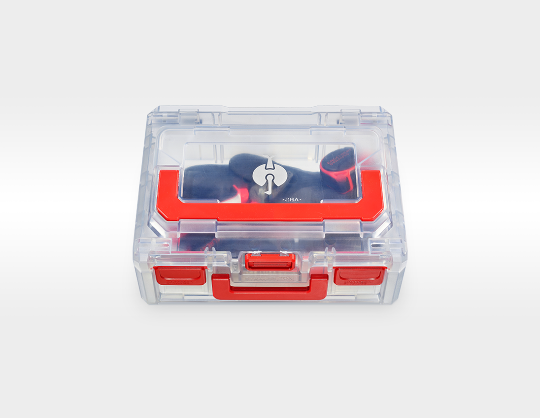 STRAUSSbox System: STRAUSSbox 125 small incl. separating bridges + transparent 2