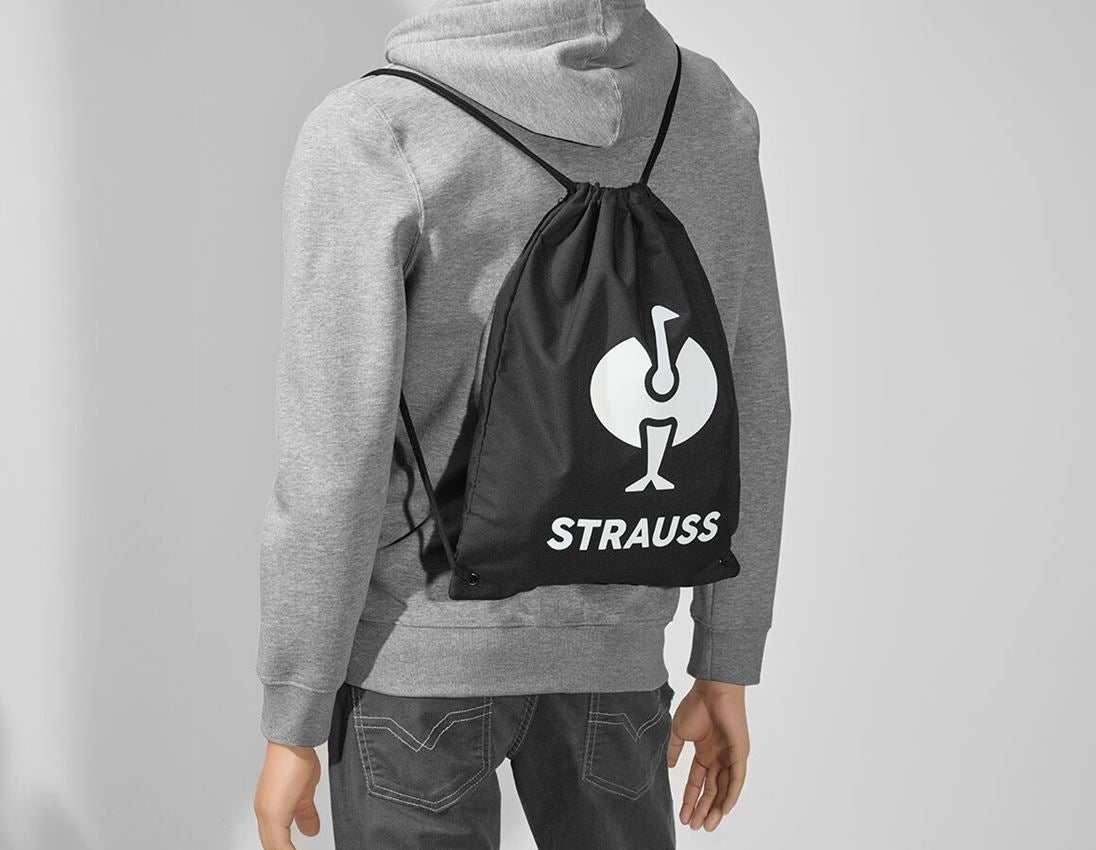 Accessoires: STRAUSS Gym bag + schwarz