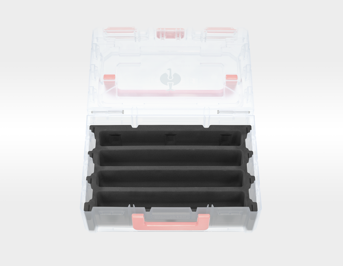 STRAUSSbox System: STRAUSSbox small tool insert, 4-compartments