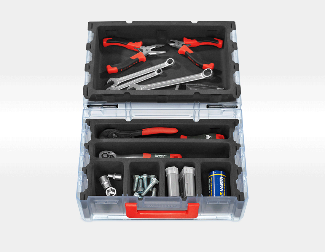 STRAUSSbox System: STRAUSSbox small tool insert, 6-compartments 1