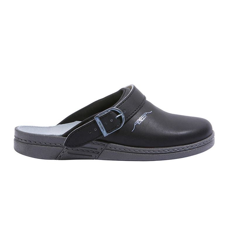 OB: ABEBA OB Pantolette Tonga + schwarz