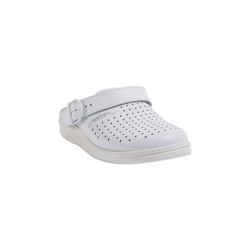 Medical: ABEBA OB Pantolette Tahiti + weiß 2