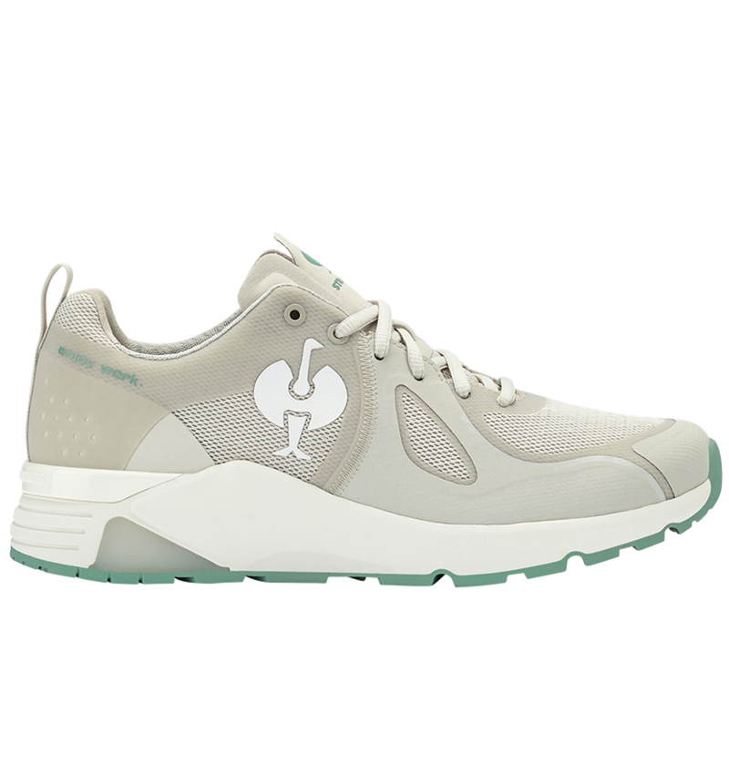 O1: O1 Work shoes e.s. Chete + warmsilver/malachitegreen