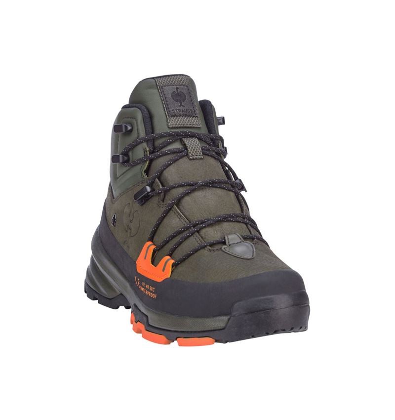 O2: O2 Berufsschuhe e.s. Ruma mid + tarngrün/radiantorange 2