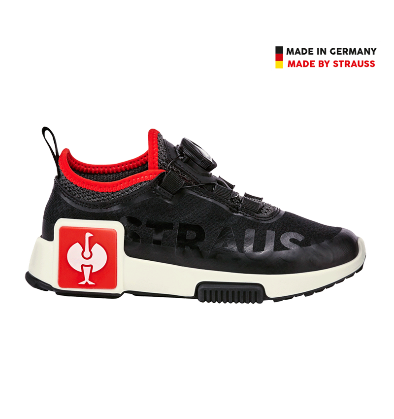 Kinderschuhe: Allroundschuhe e.s. Etosha low, Kinder + schwarz/weiß