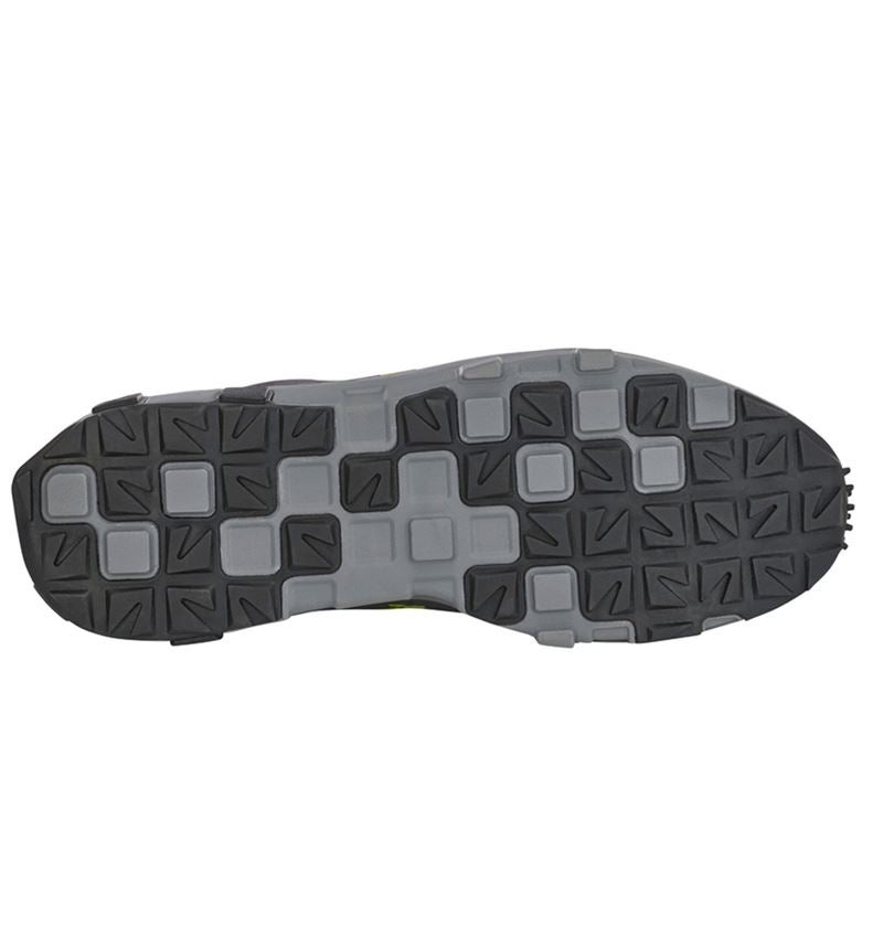 O6: O6 Work shoes e.s. Poli low + basaltgrey/acid yellow 6