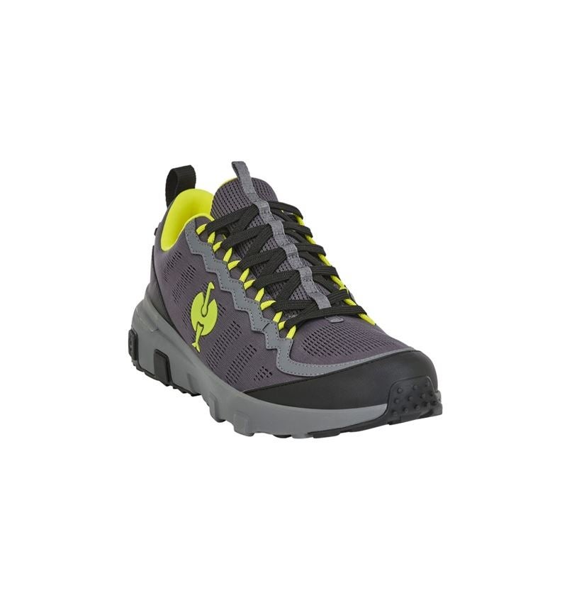 O6: O6 Work shoes e.s. Poli low + basaltgrey/acid yellow 5