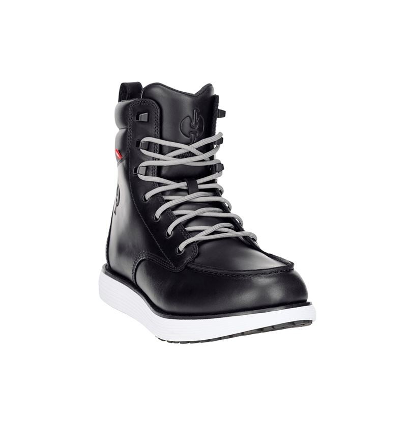 O2: O2 Berufsschuhe e.s. Boulder mid + schwarz 5