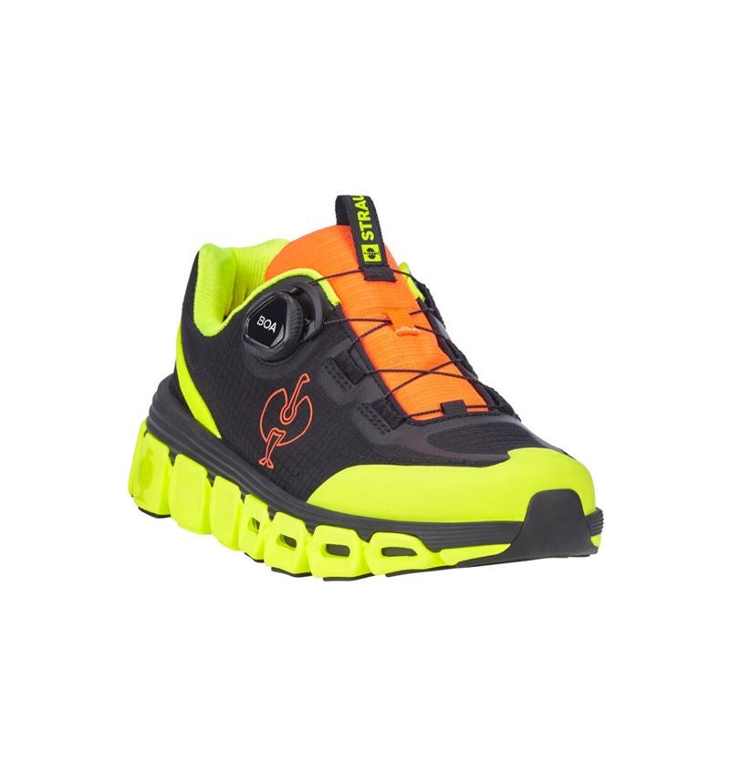 O1: O1 Work shoes e.s. Rexburg low + black/high-vis yellow 3