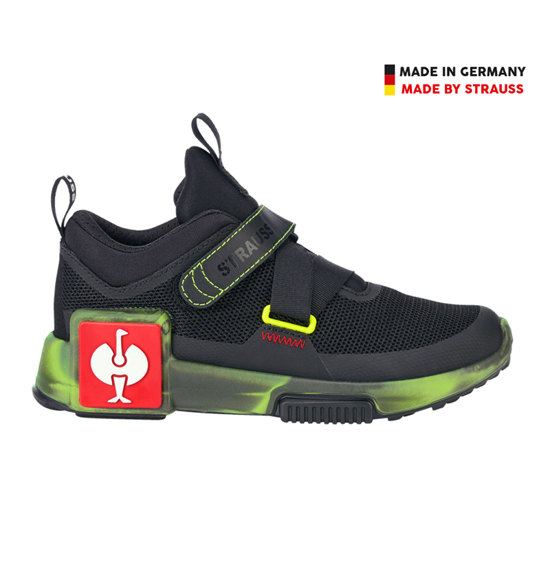 Kinderschuhe: Allroundschuhe e.s. Shreveport low, Kinder + schwarz/warngelb 2