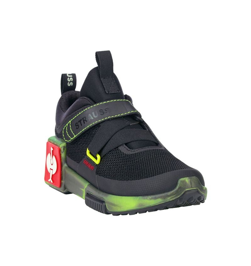 Kinderschuhe: Allroundschuhe e.s. Shreveport low, Kinder + schwarz/warngelb 3