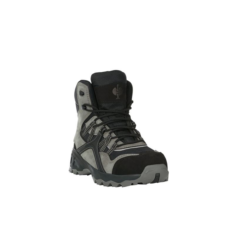 S1: e.s. S1 Sicherheitsschuhe Pallas mid + zement/schwarz 2