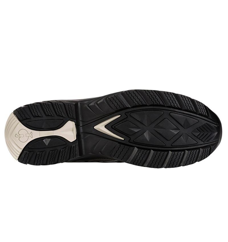 Safety Trainers: e.s. S1 Safety shoes Merak + black/grey/silver 2